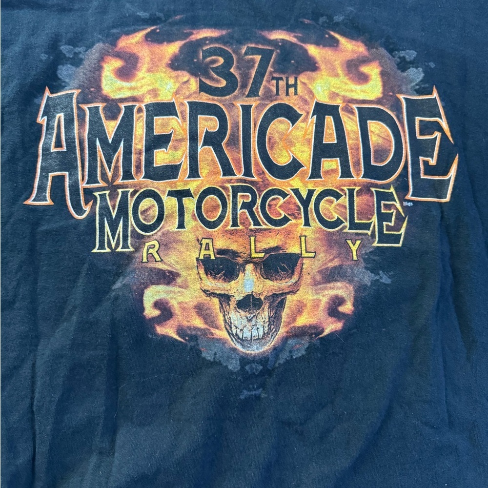 2019 Americade Motorcycle Rally Black Long Sleeve Shirt size large. - Picture 4 of 5